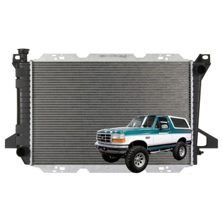 Radiador Ford Bronco / F150 8Cil Tapa/Izq Mt