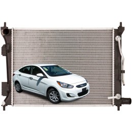 Radiador Hyundai I-25 / Veloster/  Kia Rio Spice