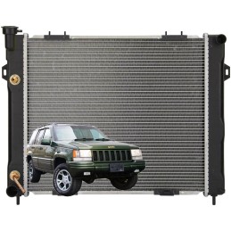 Radiador Jeep Grand Cherokee At. 96/98 Tapa Izq.