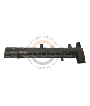 Tanque Plástico Superior Para radiador Volkswagen Gol / Pointer Borde Liso 95-08